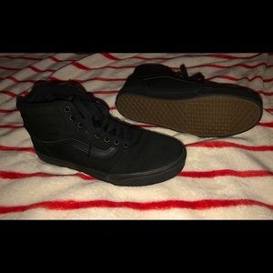 All Black High Tops ✿ Vans ✿